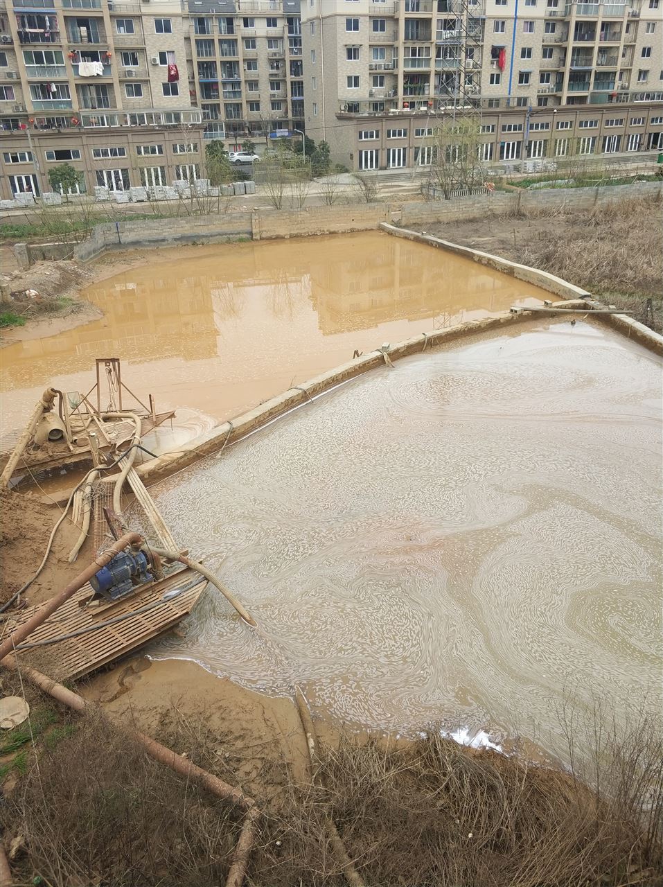 通许沉淀池淤泥清理-厂区废水池淤泥清淤
